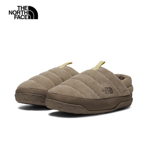 The North Face 北面 男款灰色保暖燈芯絨營地鞋｜7W4M5II 麵包鞋