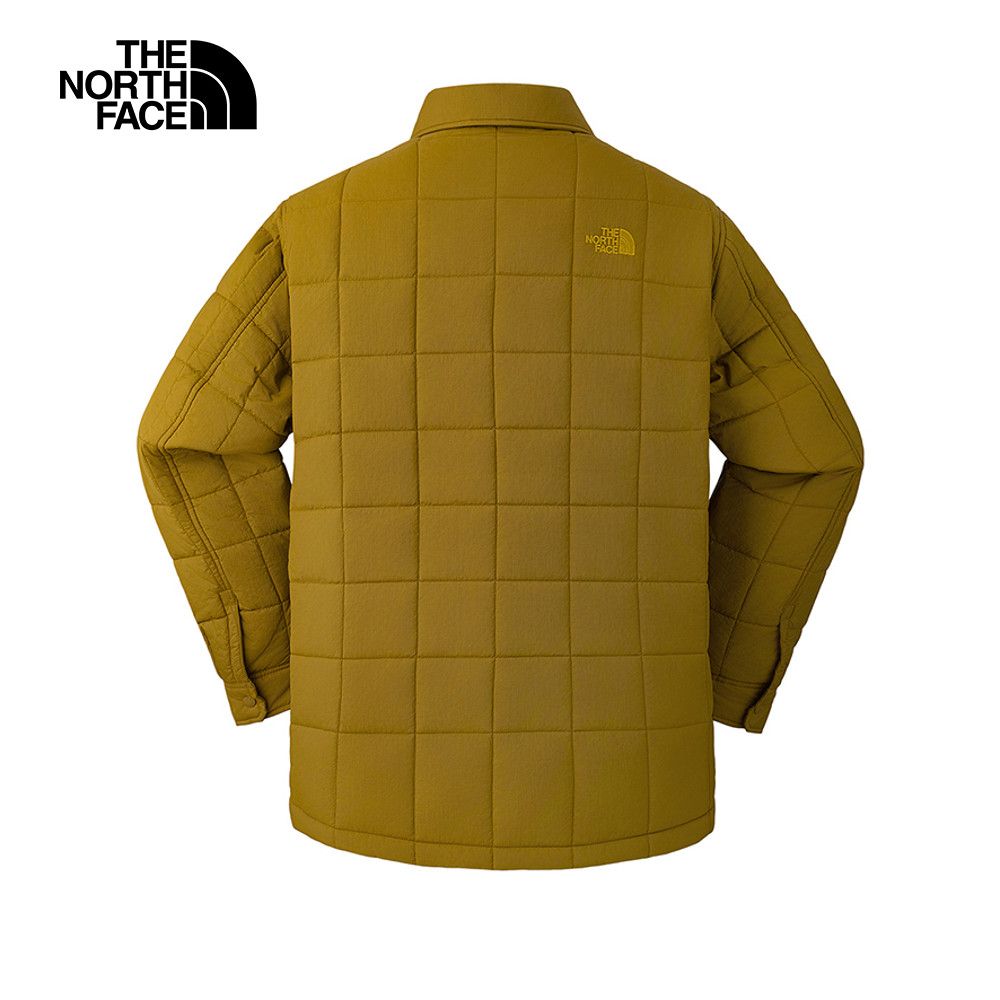 The North Face 北面 男款綠色DWR防潑水鋪棉外套｜89YU1OB 