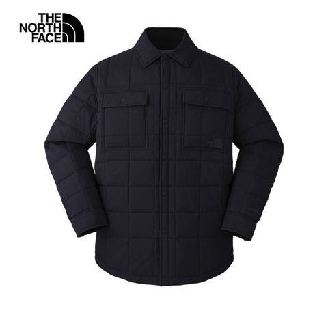 The North Face 北面 男款黑色DWR防潑水鋪棉外套｜89YUJK3