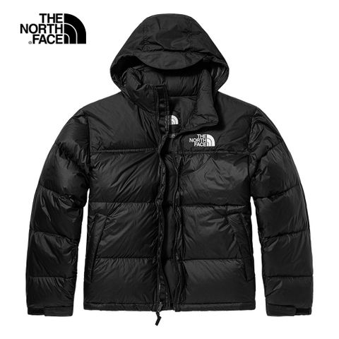 【經典ICON】The North Face北面男款黑色防潑水可打包保暖羽絨外套｜3C8DLE4