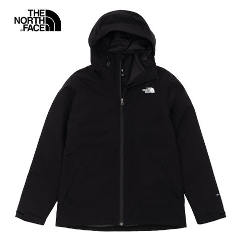 The North Face 北面 女款黑色防水透氣保暖三合一外套5B1XJK3