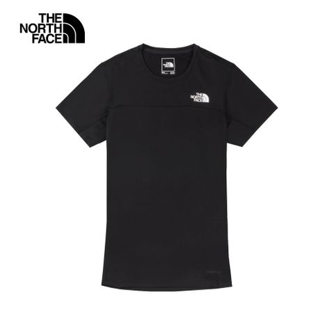 The North Face北面男款黑色吸濕排汗休閒短袖T恤｜83S3JK3