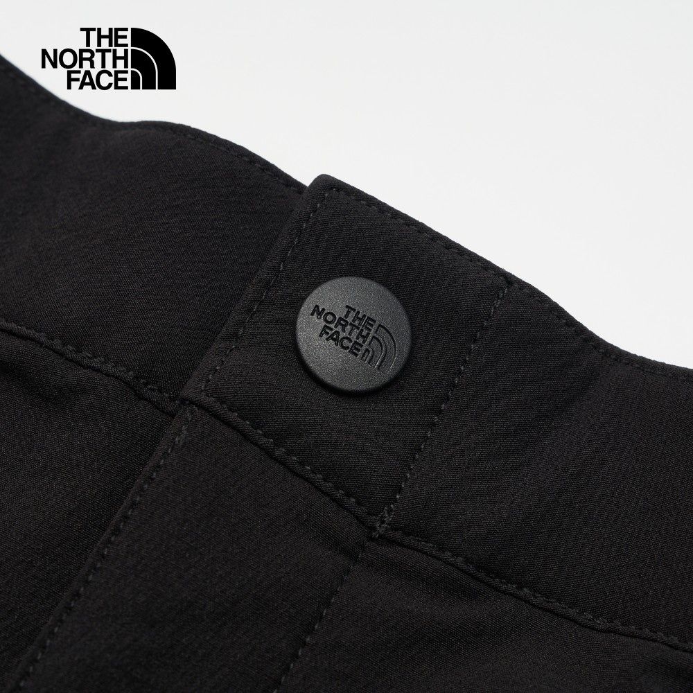 The North Face 北面 男款黑色防潑水壓扣休閒戶外徒步褲83OPJK3