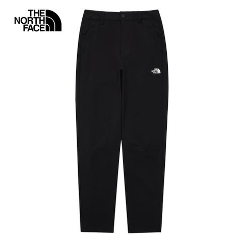 The North Face 北面 女款黑色防潑水壓扣休閒戶外徒步褲83OJJK3