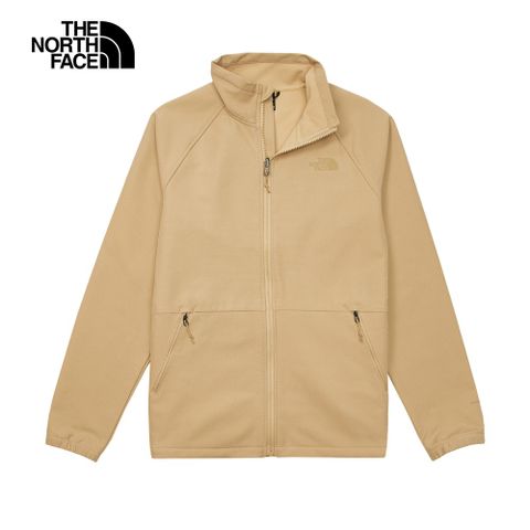 The North Face 北面 男款卡其色防風防潑水輕量風衣83S6N51