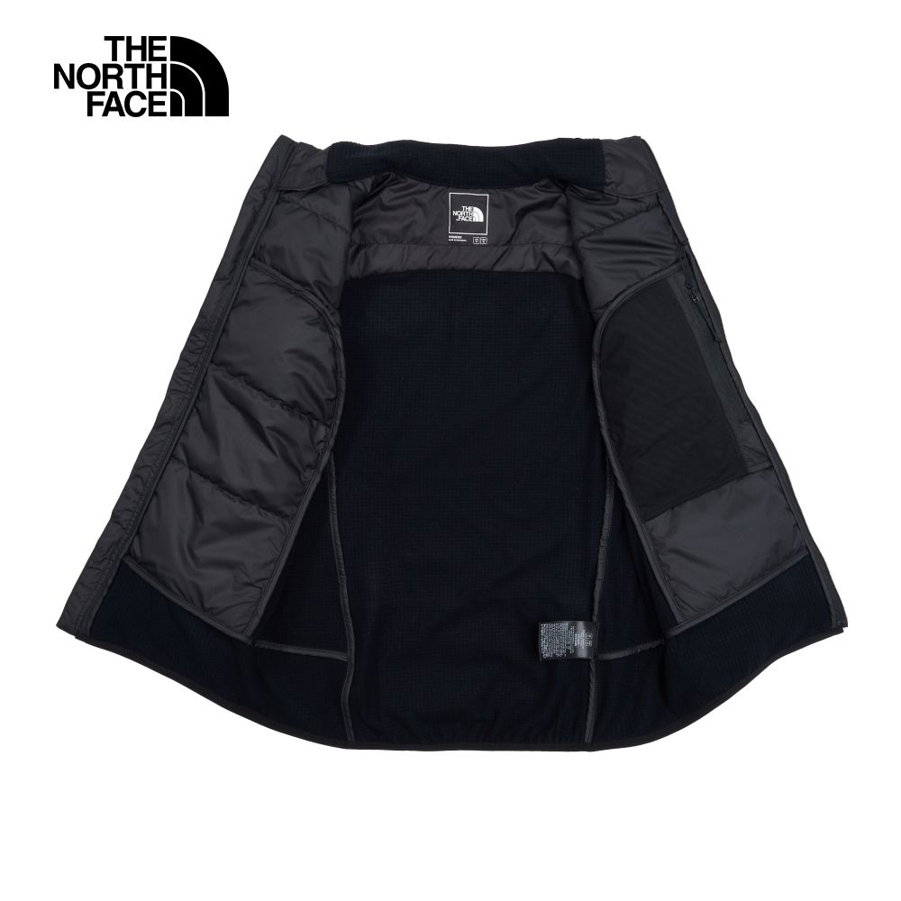 The North Face 北面 女款黑色防風保暖休閒立領鋪棉外套83SNJK3