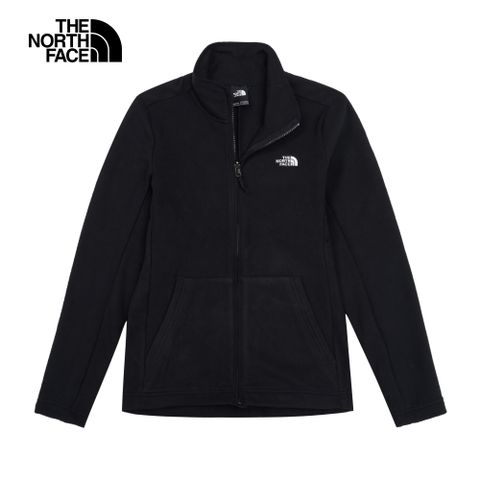 The North Face 北面 女款黑色保暖舒適休閒立領抓絨外套88RQJK3