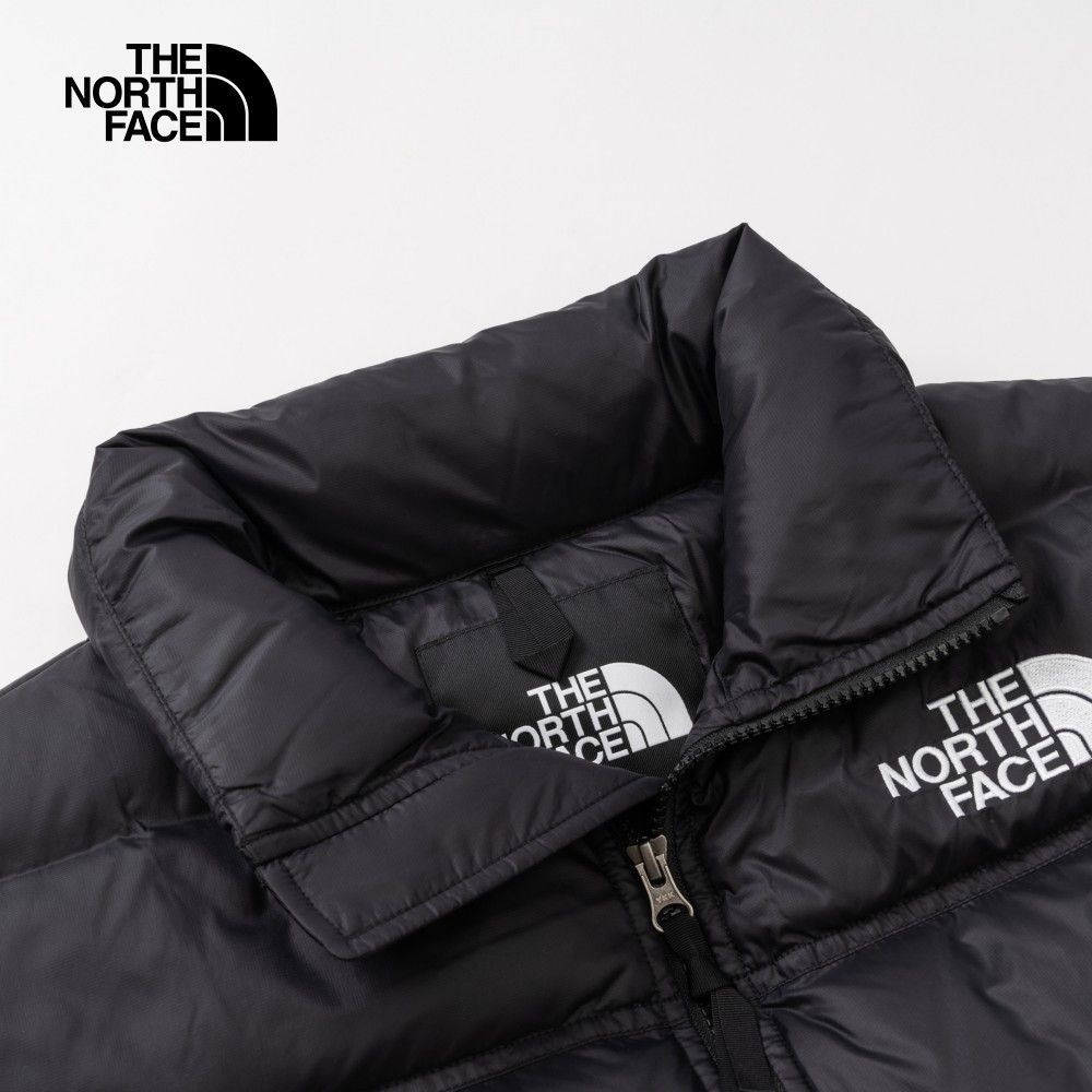 The North Face 北面 UE女款黑色防潑水舒適保暖短版羽絨外套5GGEKX7