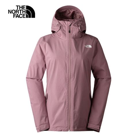 The North Face北面女款紫色防水透氣保暖連帽三合一外套｜5B1XI0V