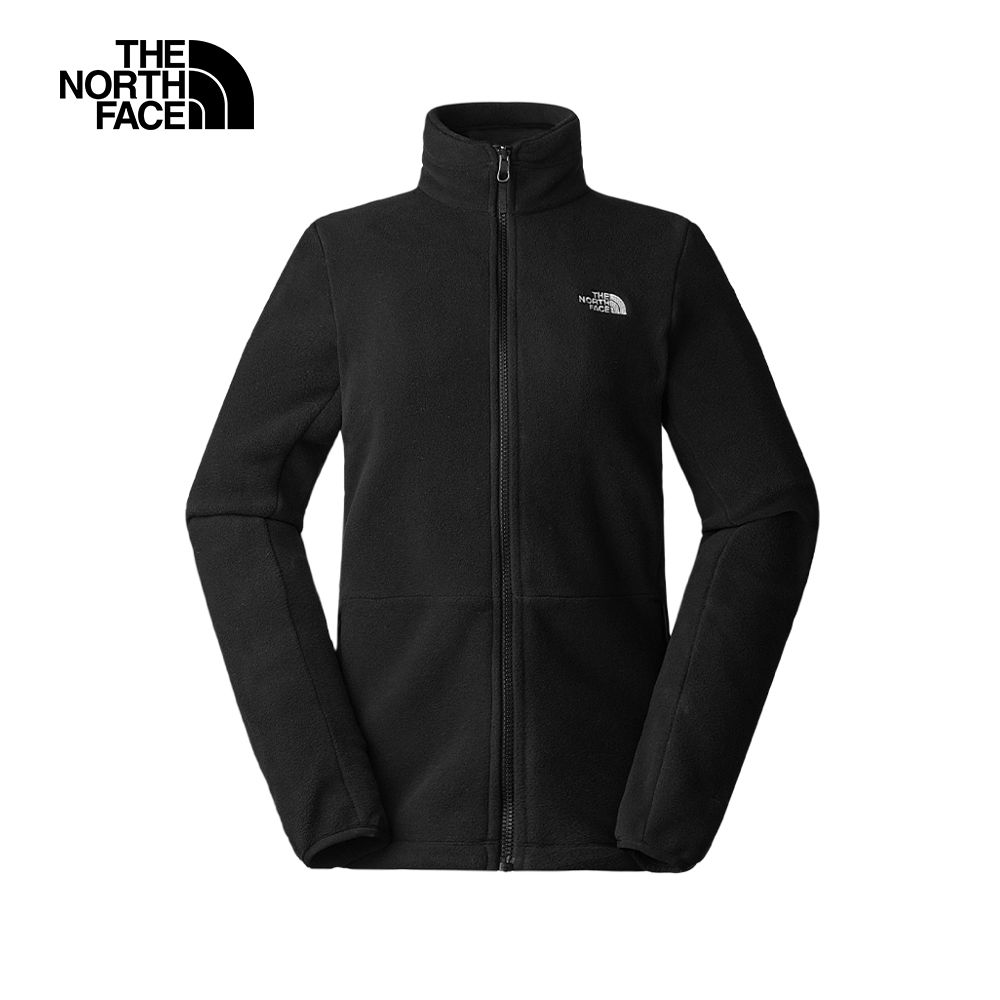 The North Face 北面 女款黑色舒適保暖立領抓絨外套83OLJK3