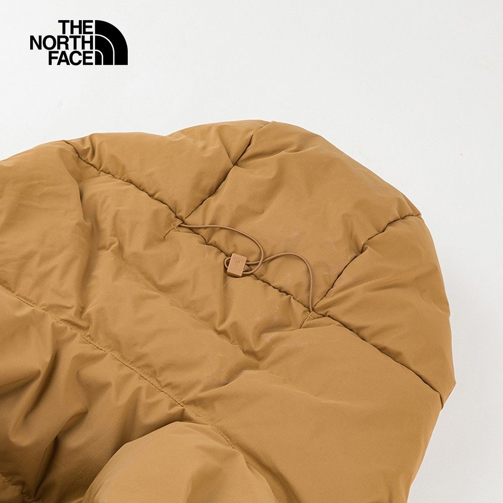 The North Face 北面 男款棕色防潑水保暖可打包連帽羽絨外套7W7N173