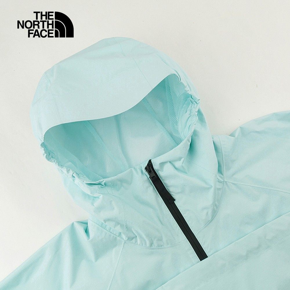 The North Face 北面 男款藍色防水透氣舒適連帽衝鋒衣82VMI0S