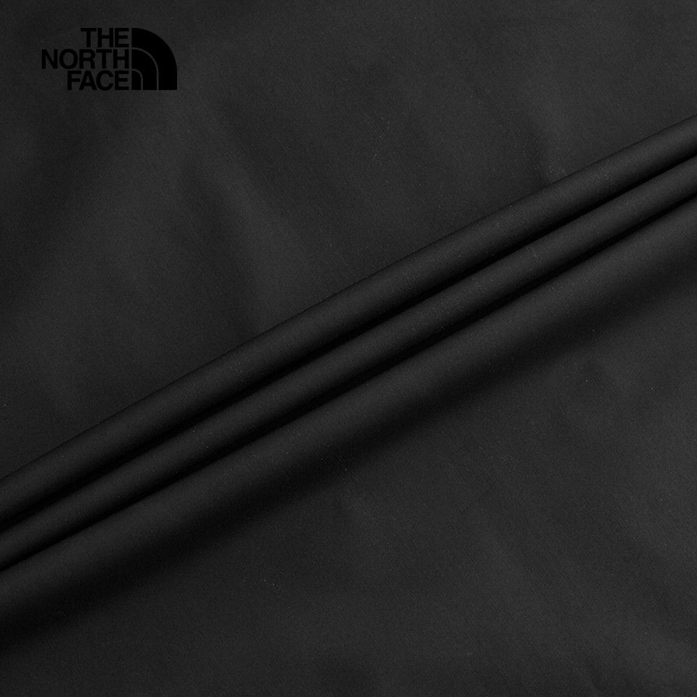 The North Face 北面 男款黑色防水透氣保暖可調節收納連帽衝鋒衣88FRJK3