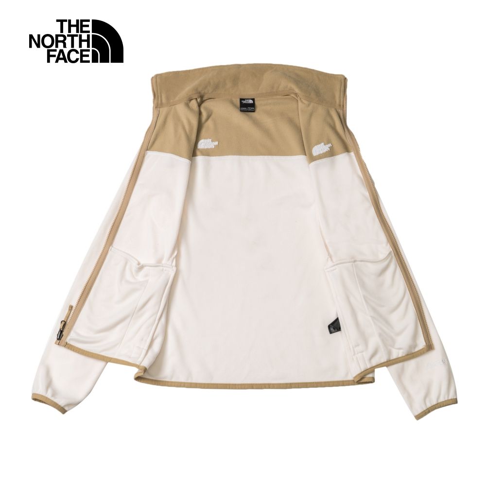 The North Face 北面 女款白色舒適保暖立領抓絨外套81SRROR