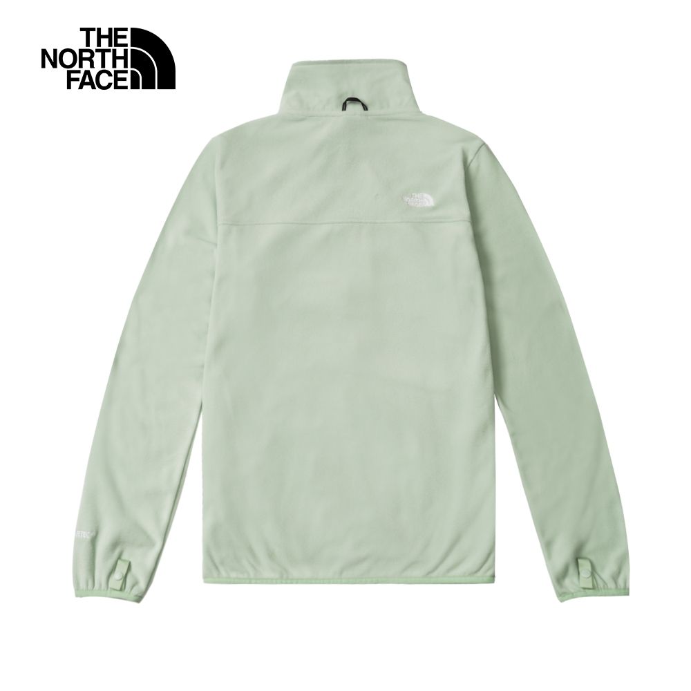 The North Face 北面 女款綠色舒適保暖立領抓絨外套81SRI0G