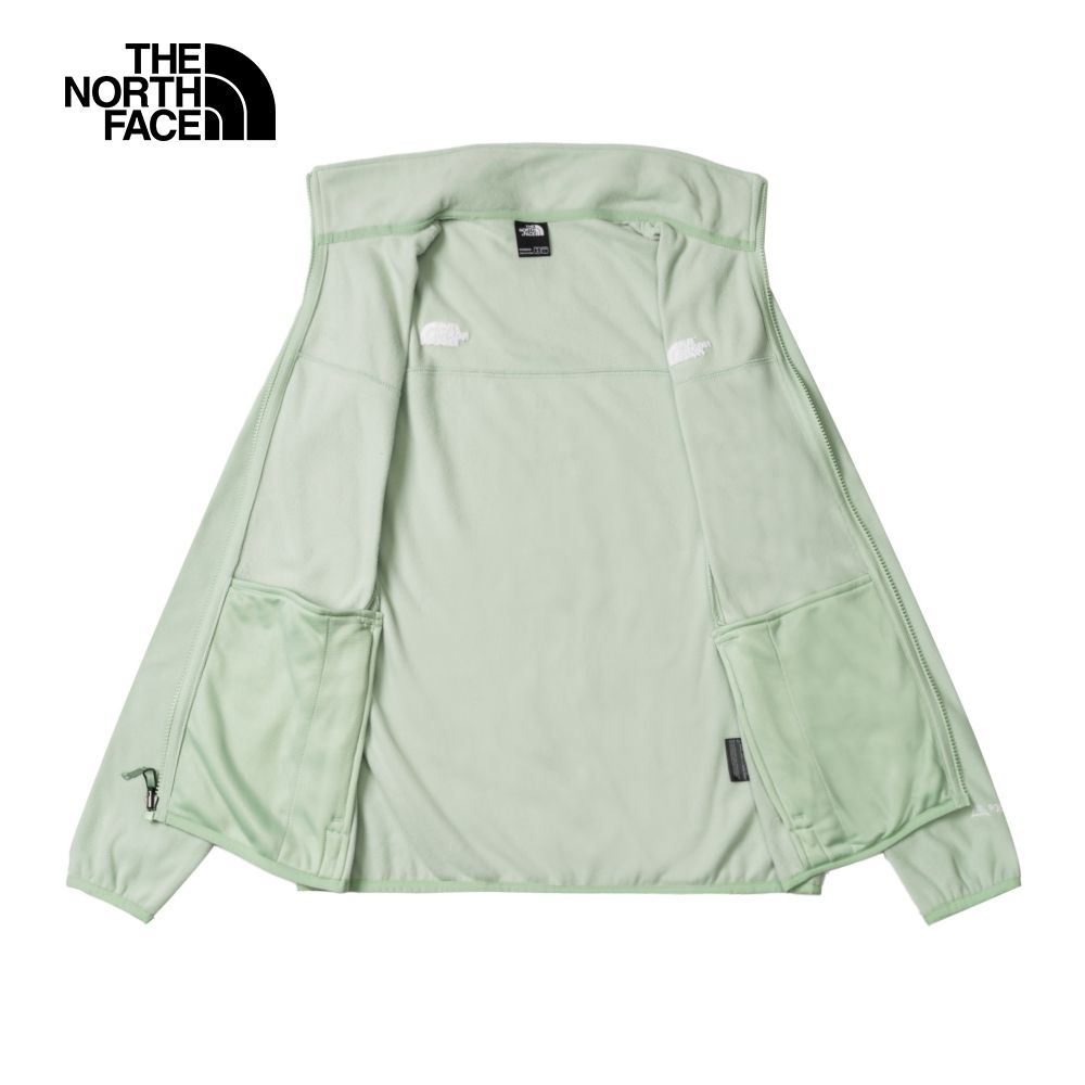 The North Face 北面 女款綠色舒適保暖立領抓絨外套81SRI0G