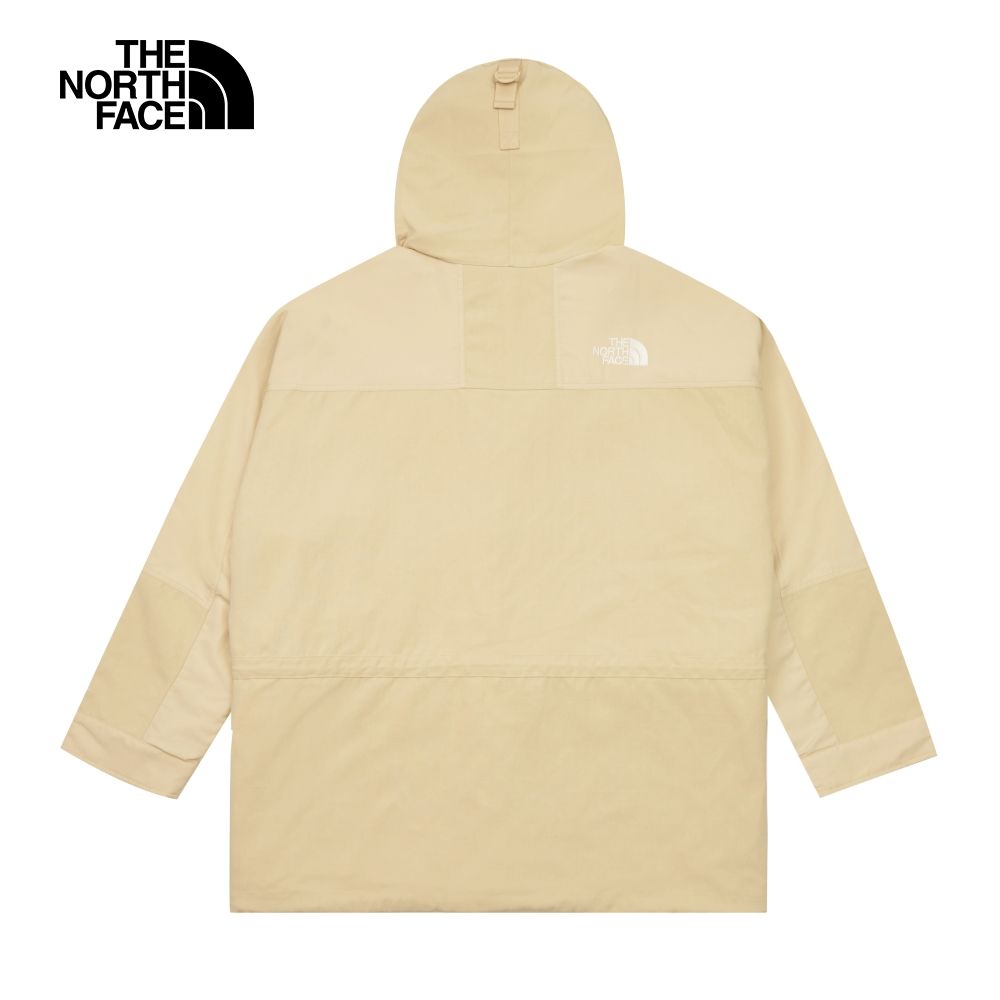 The North Face 北面 男款卡其色防風防潑水舒適保暖連帽風衣外套86ZT3X4