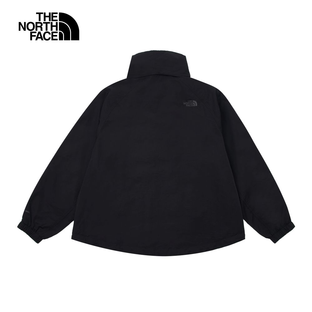 The North Face 北面 女款黑色防風舒適保暖立領風衣外套87W9JK3