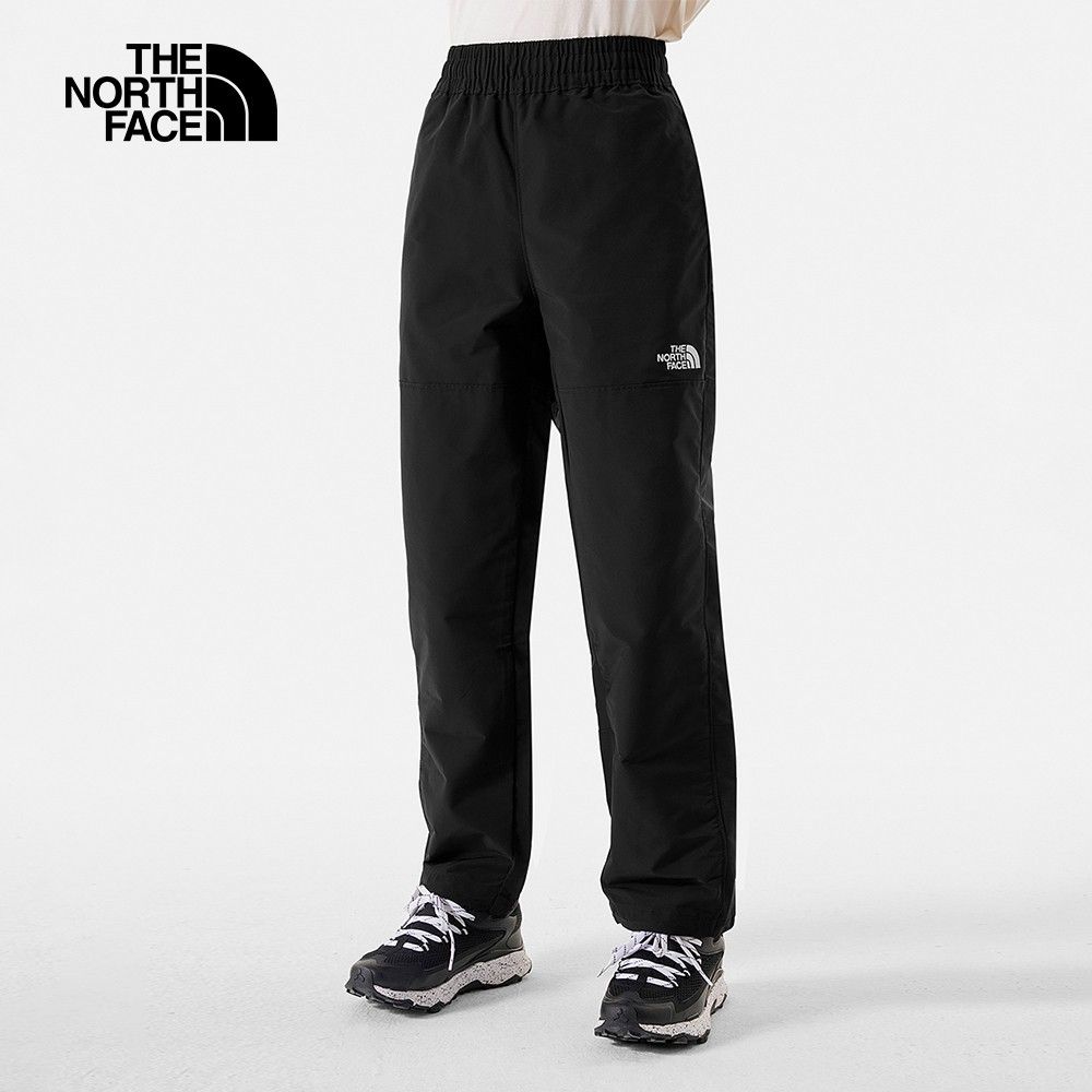 The North Face 北面 女款黑色防風防潑水舒適彈力褲腳休閒束口褲83TBJK3