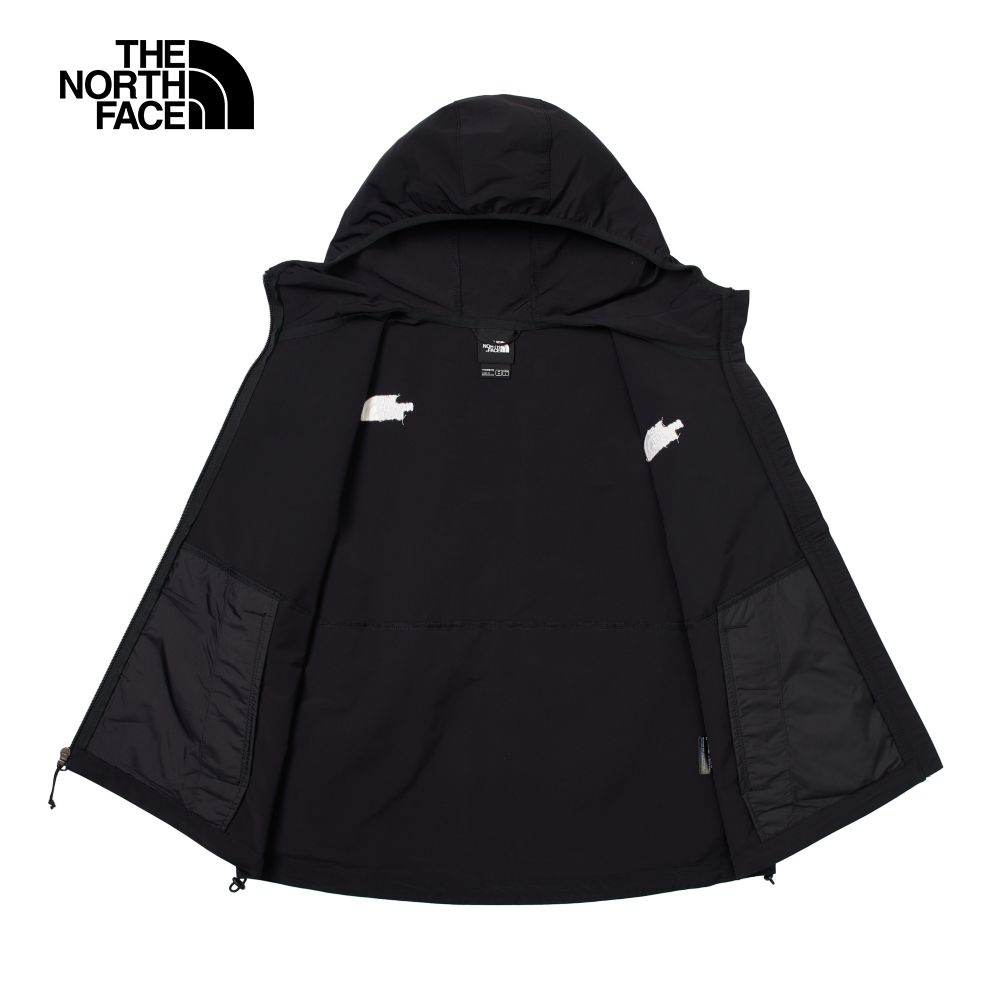 The North Face 北面 女款黑色防潑水連帽防風外套83T9JK3