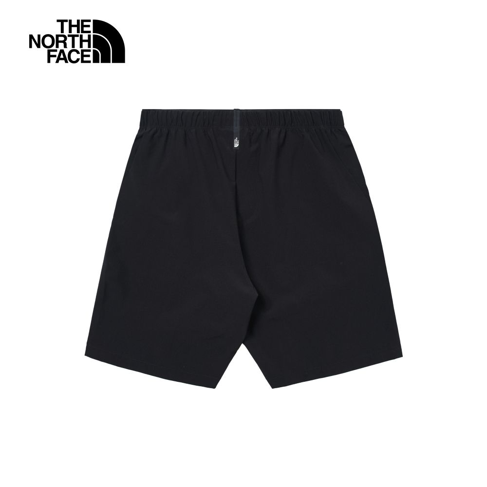 The North Face 北面 男款黑色防潑水可調節褲腰休閒短褲87W5JK3