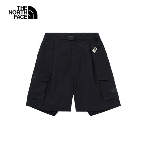 The North Face 北面 女款黑色防風防潑水休閒短褲87YKJK3