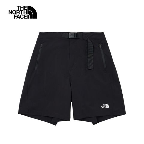 The North Face北面女款黑色吸濕排汗涼感休閒短褲｜87VPJK3