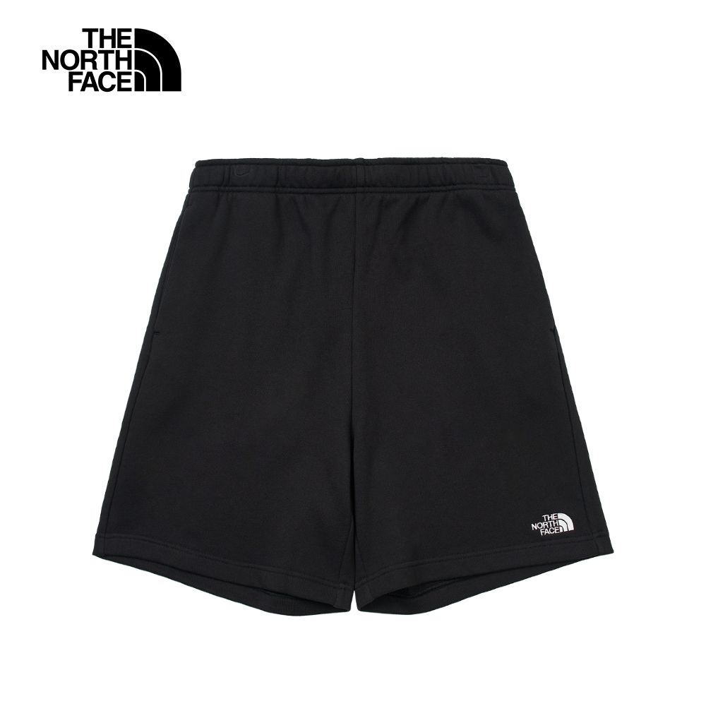 The North Face 北面 男款黑色舒適透氣休閒短褲88GDJK3