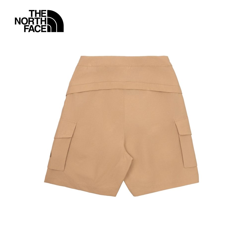 The North Face 北面 女款卡其色防風防潑水可調節腰帶休閒短褲87YKLK5