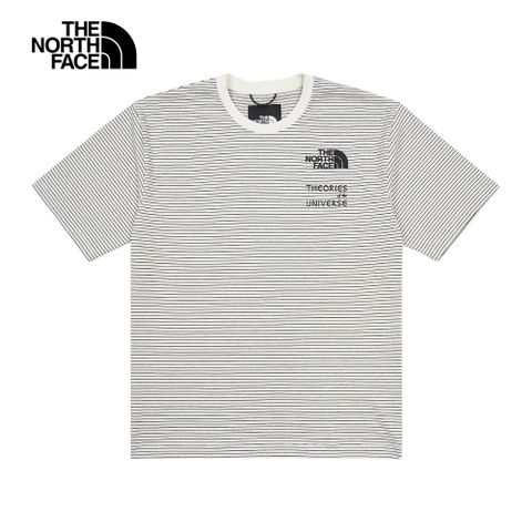 The North Face北面UE男款米白色舒適透氣短袖T恤｜885PQLI