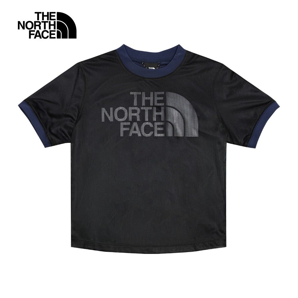 The North Face 北面 UE女款黑色吸濕排汗舒適透氣短袖T恤885WJK3