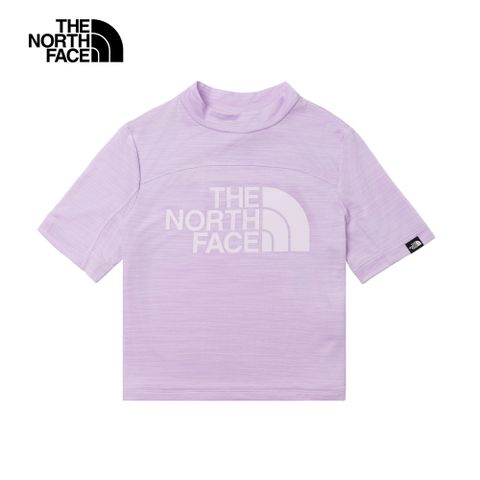 The North Face北面UE女款紫色吸濕排汗舒適透氣短袖T恤｜886APMI