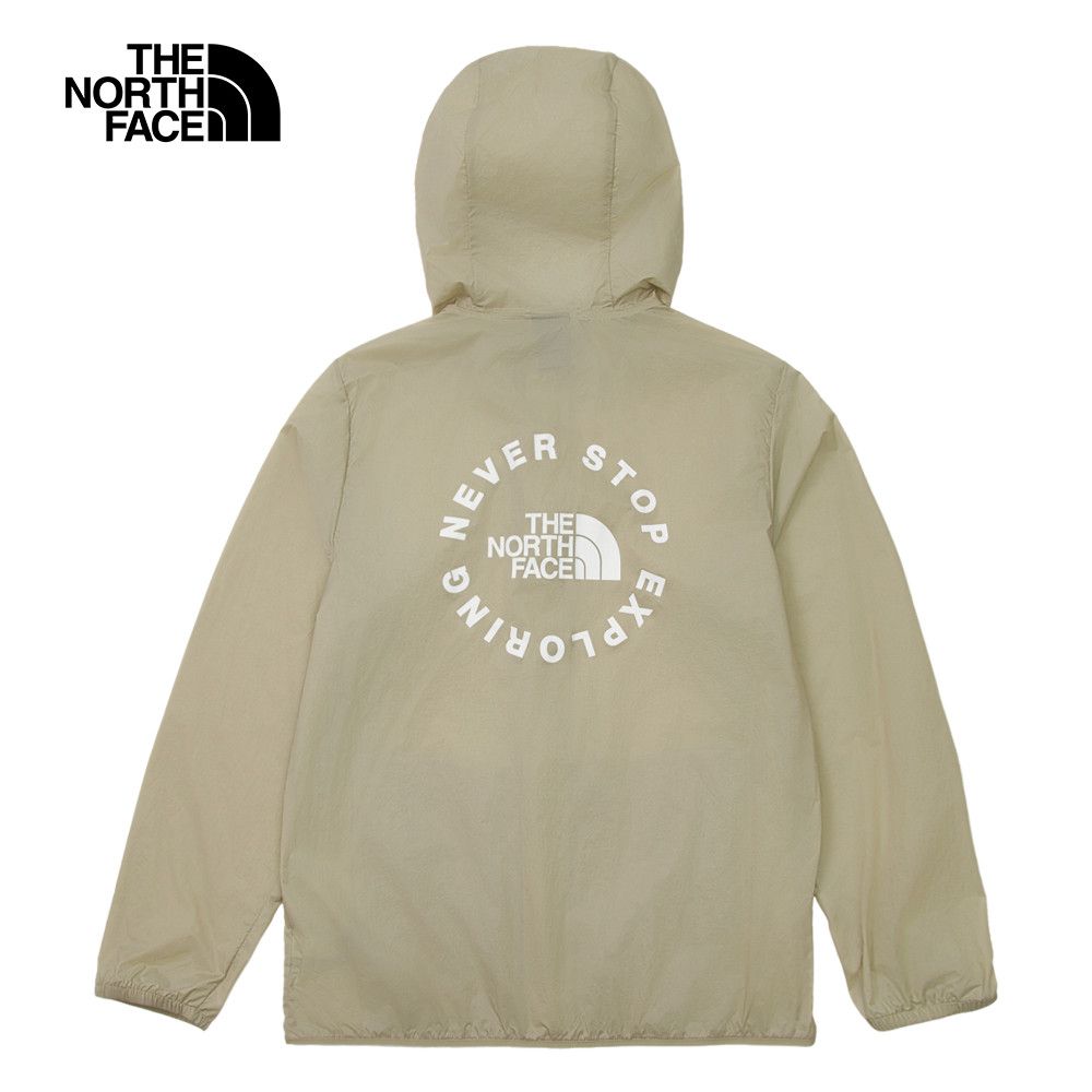 The North Face 北面 男款棕色防風防曬連帽外套87V61I4