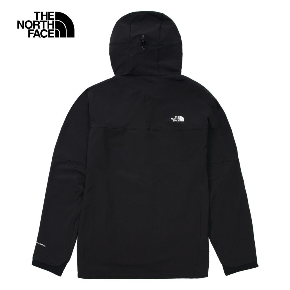 The North Face 北面 男款黑色防風防潑水連帽外套89TK4H0