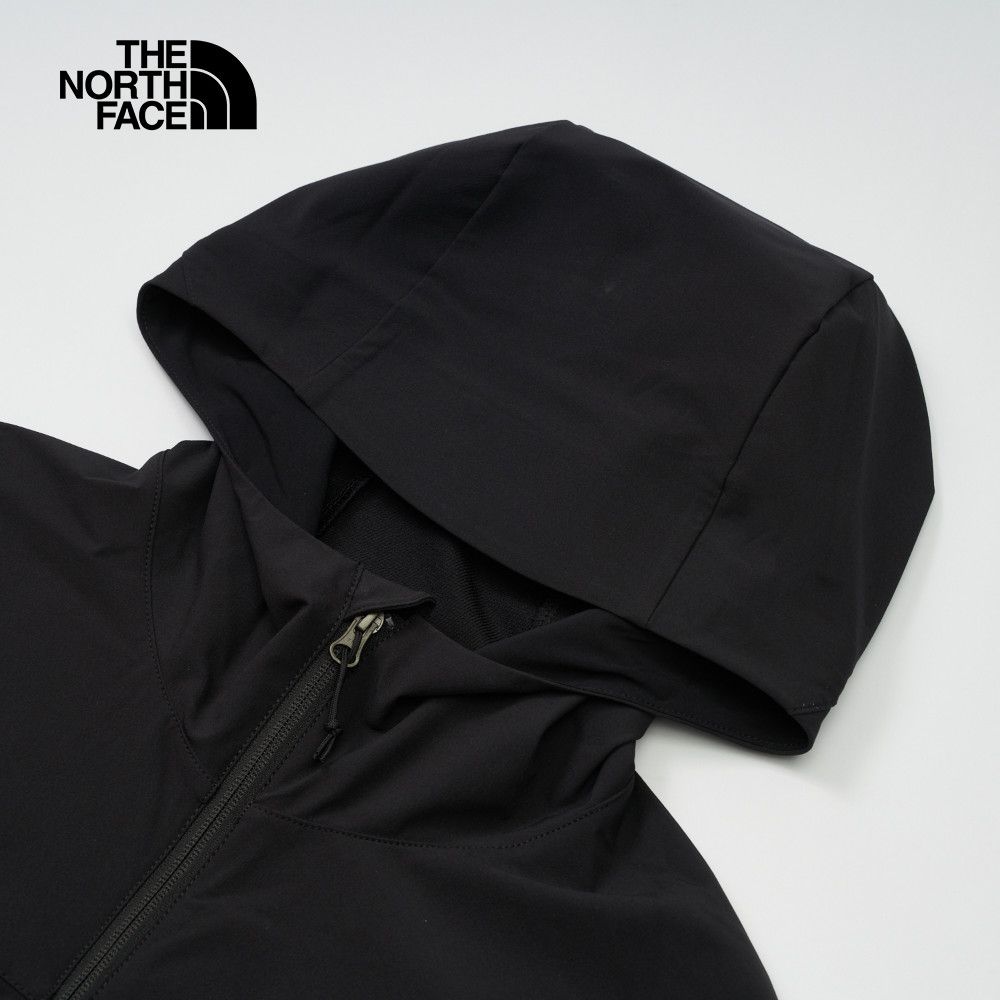 The North Face 北面 男款黑色防風防潑水連帽外套89TK4H0