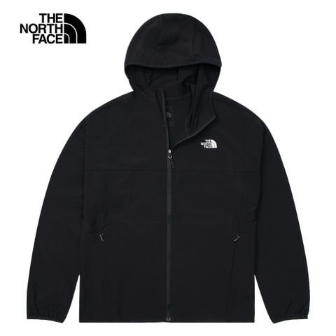 The North Face 北面 女款黑色防潑水防曬防風外套7WCPJK3