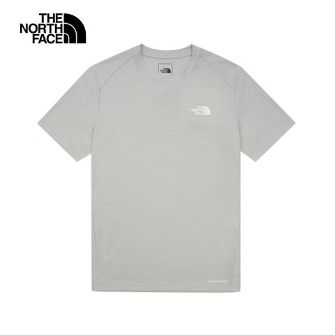 The North Face 北面 男款灰色吸濕排汗防曬短袖T恤83TOA0M