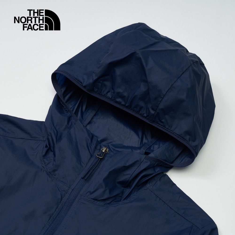 The North Face 北面 男款藍色防風防曬連帽外套87V68K2