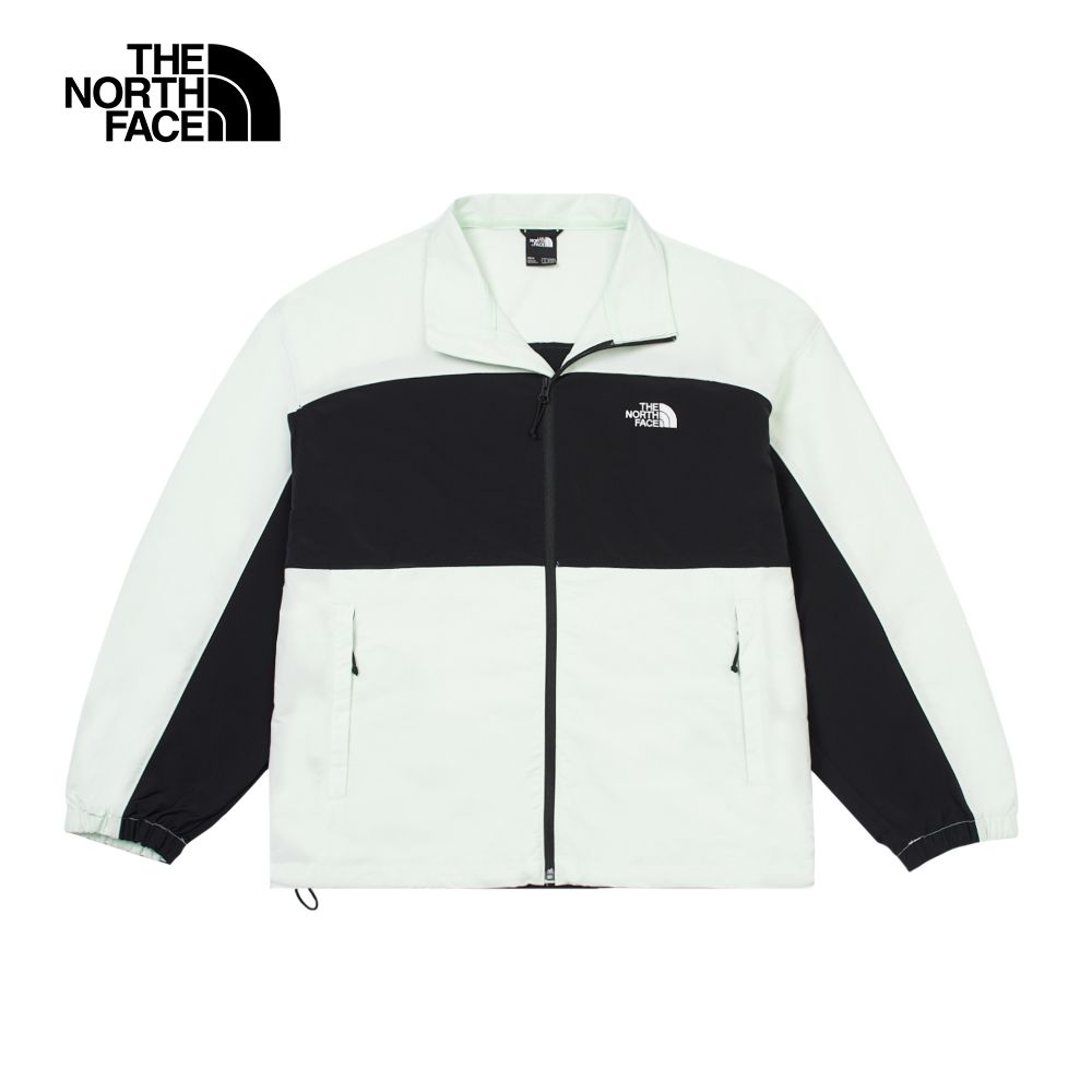 The North Face 北面 男款綠黑拼接防風防潑水外套83US7FO