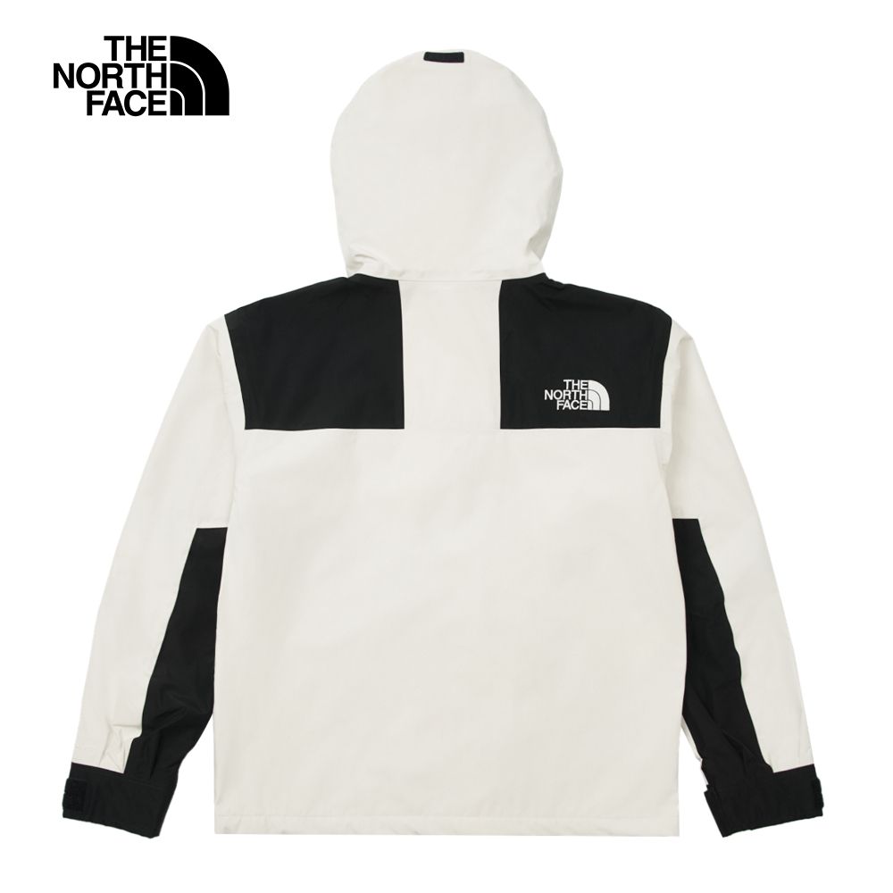 The North Face 北面 【經典ICON】男款米白色防水透氣舒適連帽衝鋒衣8AKJROU