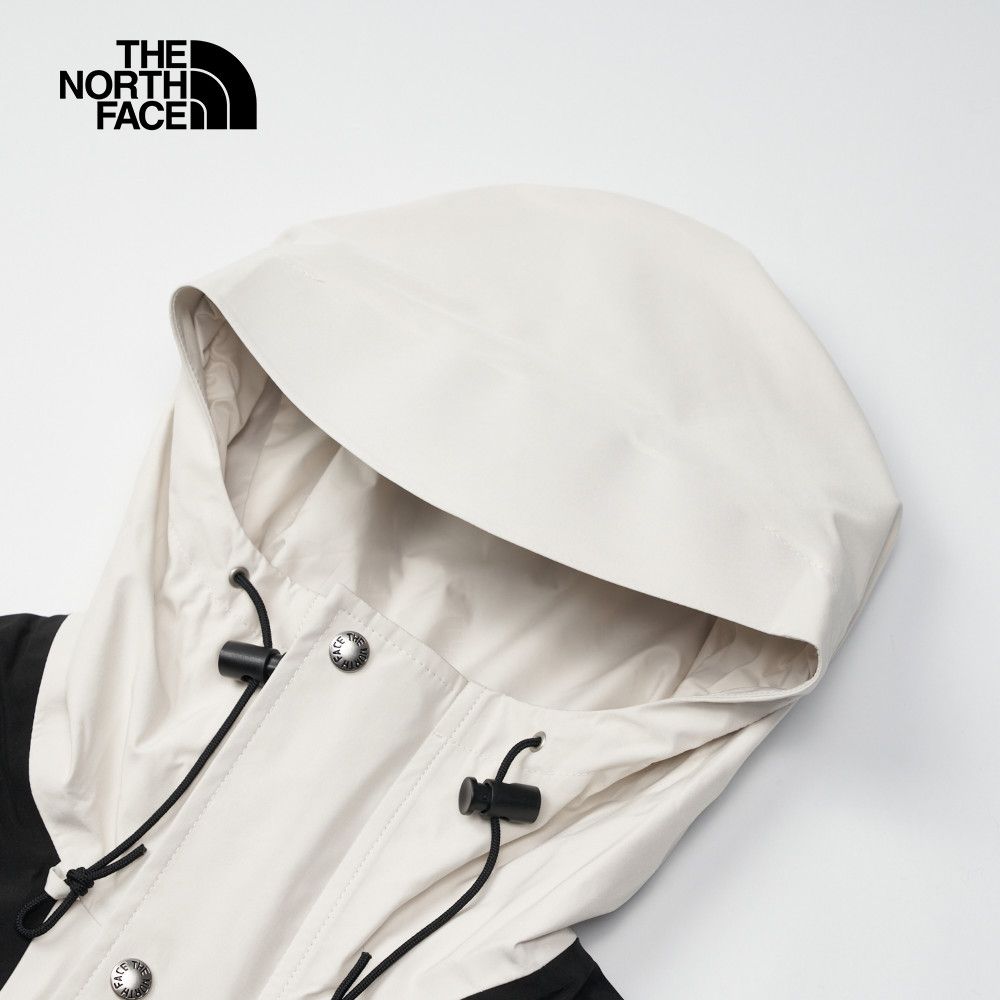 The North Face 北面 【經典ICON】男款米白色防水透氣舒適連帽衝鋒衣8AKJROU