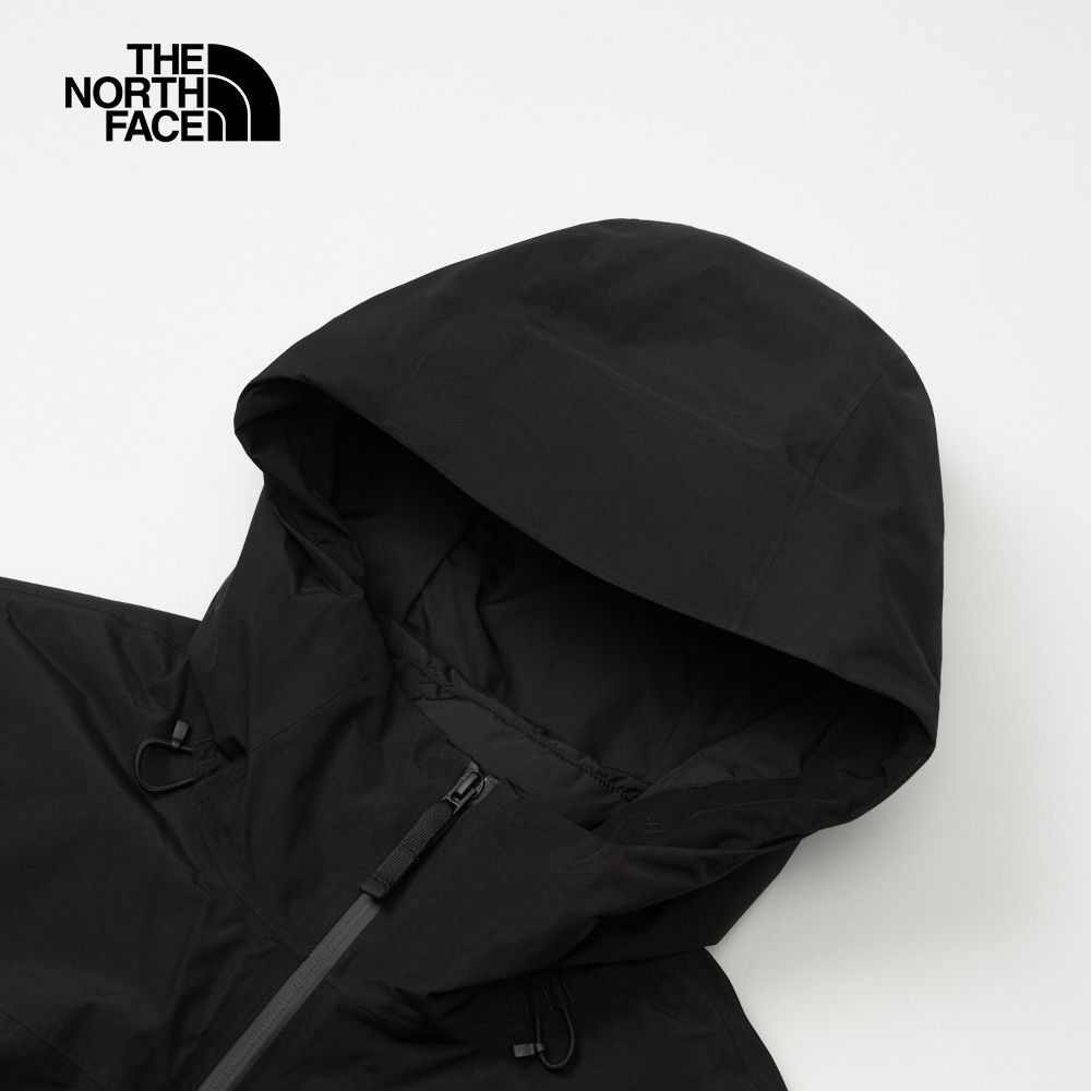 The North Face 北面 男款黑色Gore-Tex防水防風透氣保暖連帽三合一外套83RR4H0