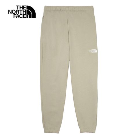 The North Face 北面 男款棕色純棉彈力褲腰運動縮口褲7QUW1I4