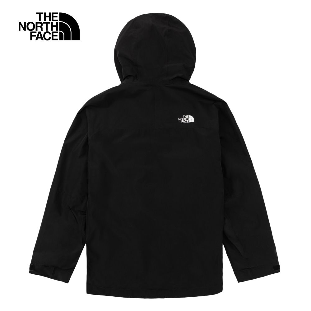 The North Face 北面 男款黑色防水透氣連帽三合一外套89ZPJK3