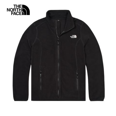 The North Face 北面 女款黑色舒適保暖立領抓絨外套|8AYFJK3