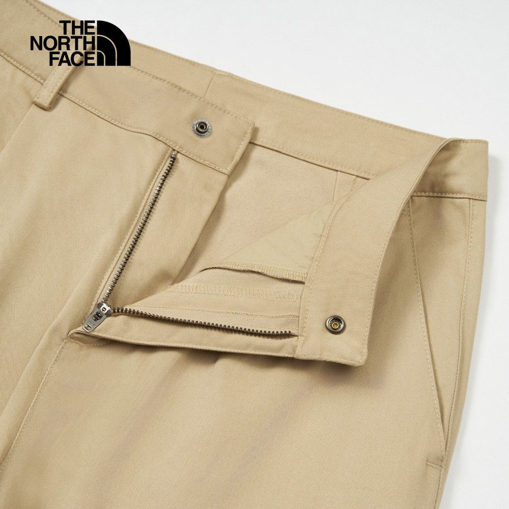 The North Face 北面 女款卡其色吸濕排汗防曬高腰設計休閒褲|89YGLK5