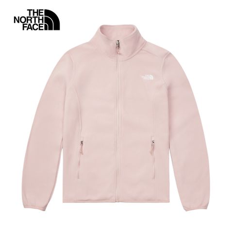 The North Face 北面 女款粉色保暖立領抓絨外套|88RRLK6