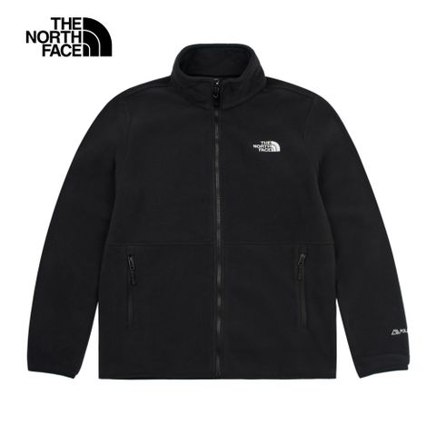 The North Face 北面 男款黑色舒適保暖立領抓絨外套|83O94H0