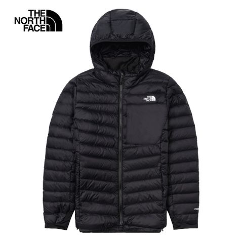 The North Face 北面 女款黑色防潑水保暖連帽羽絨外套|89Y4JK3