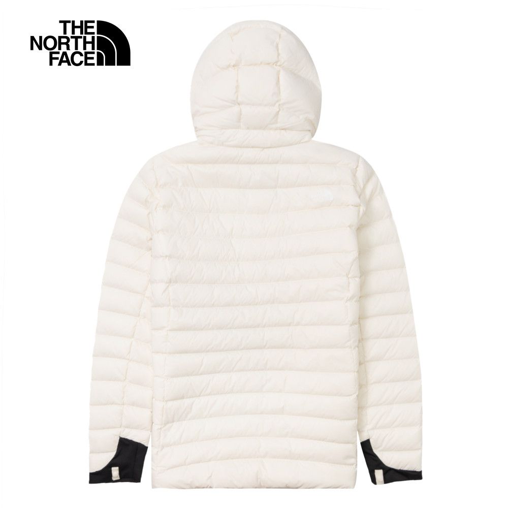 The North Face 北面 女款米白色防潑水保暖連帽羽絨外套|89Y4QLI